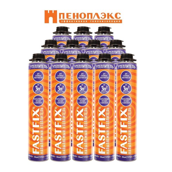 Утеплитель напыляемый Penoplex Fastfix коробка 12 шт